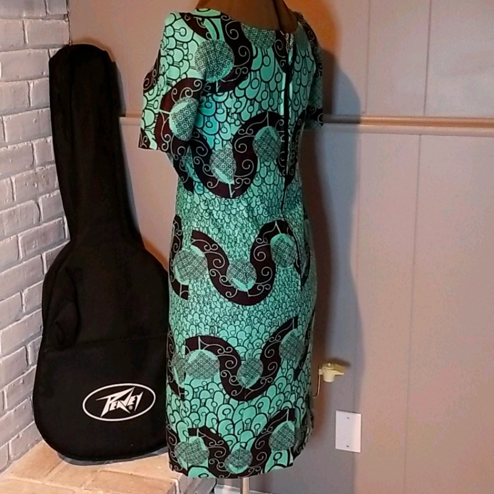 African fabric dress